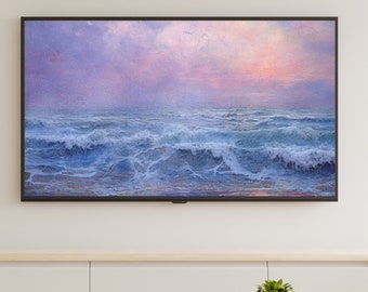 Beautiful Beach, Art for Frame TV, Frame TV Art, The Frame TV Art, art for the frame tv, tv frame art, frame art tv, samsung frame tv art