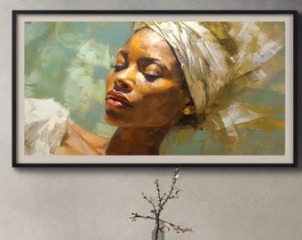Samsung frame tv art collection, african queen, black art tv art collection, instant download, art for frame tv