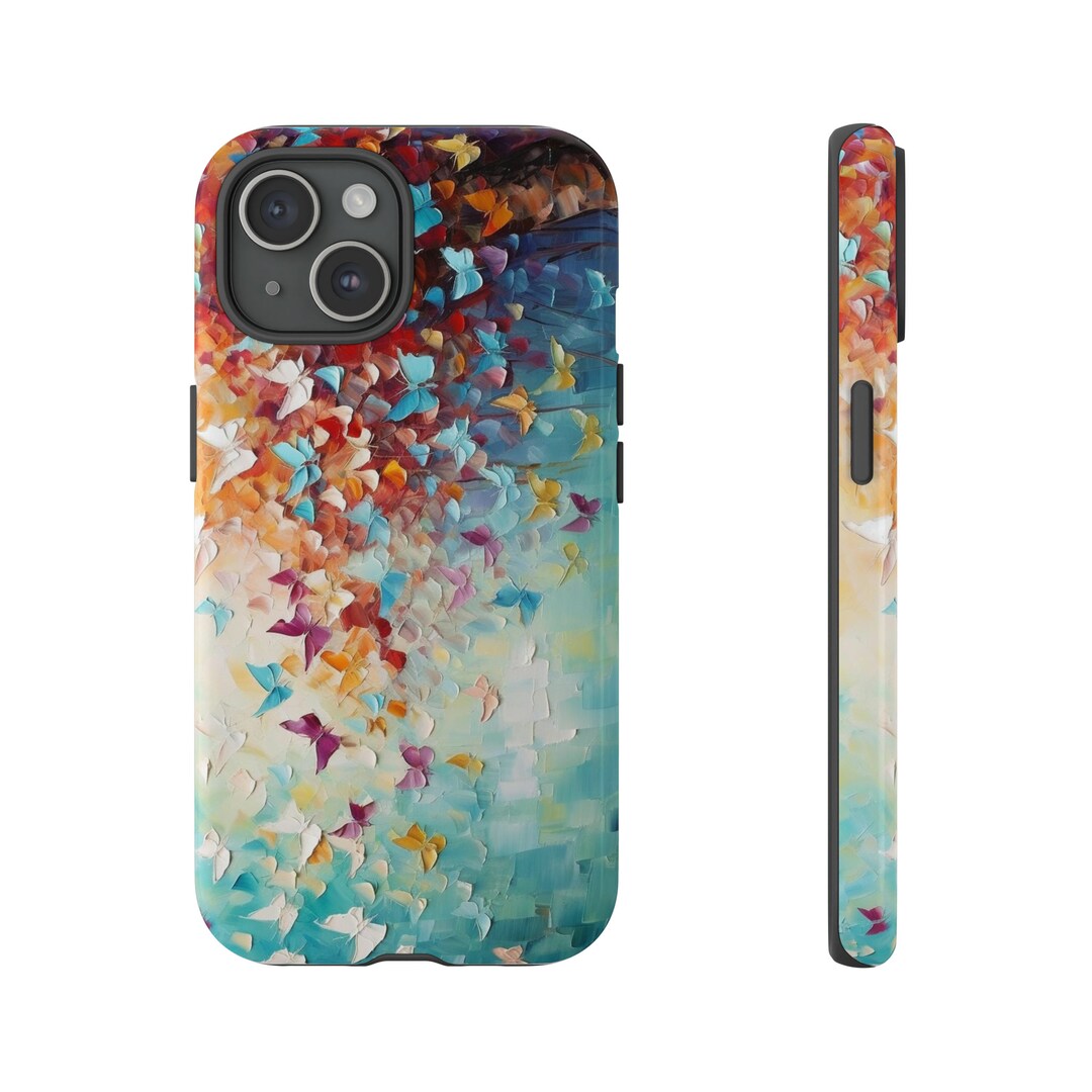 Butterflies Painting Abstract Art, Phone Cases, iPhone Cases, Samsung