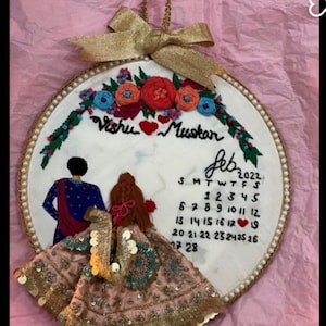 Personalised embroidery hoops