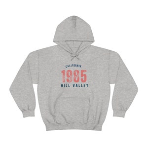 Hill Valley Back To The Future inspired  Unisex Hooded Sweatshirt