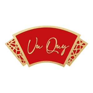 Vu Quy Bride Sendoff Decorative Vietnamese Sign | Ideal for Asian Weddings, Engagements, Tea Ceremonies, Traditional Events, Party Decor