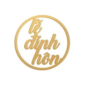 lễ đính hôn Vietnamese Engagement Ceremony Sign | tea ceremonies, asian event signs