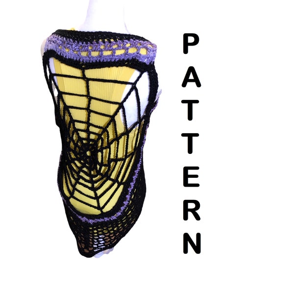 Spiderweb Crochet Vest Pattern