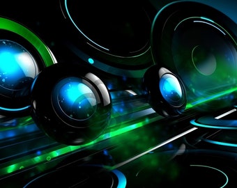 SciFi Digital Background Pack - Vtuber Assets, Twitch Overlay, Stream & Zoom