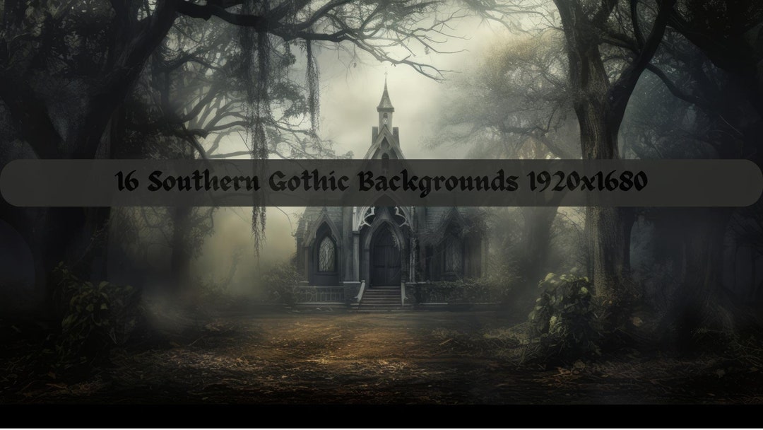 Southern Gothic 16 Pack: Romantic and Mysterious Digital Backdrops