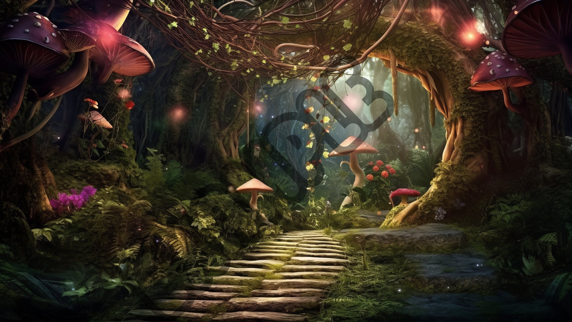 12pack Digital Fairy Backdrops, Highquality Overlays