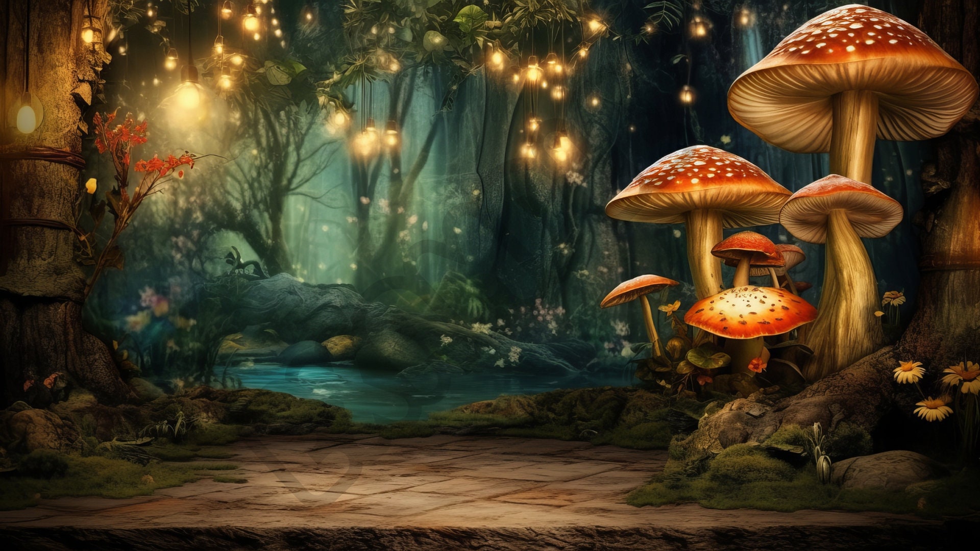 10pack Digital Fairy Backdrops, Highquality Overlays