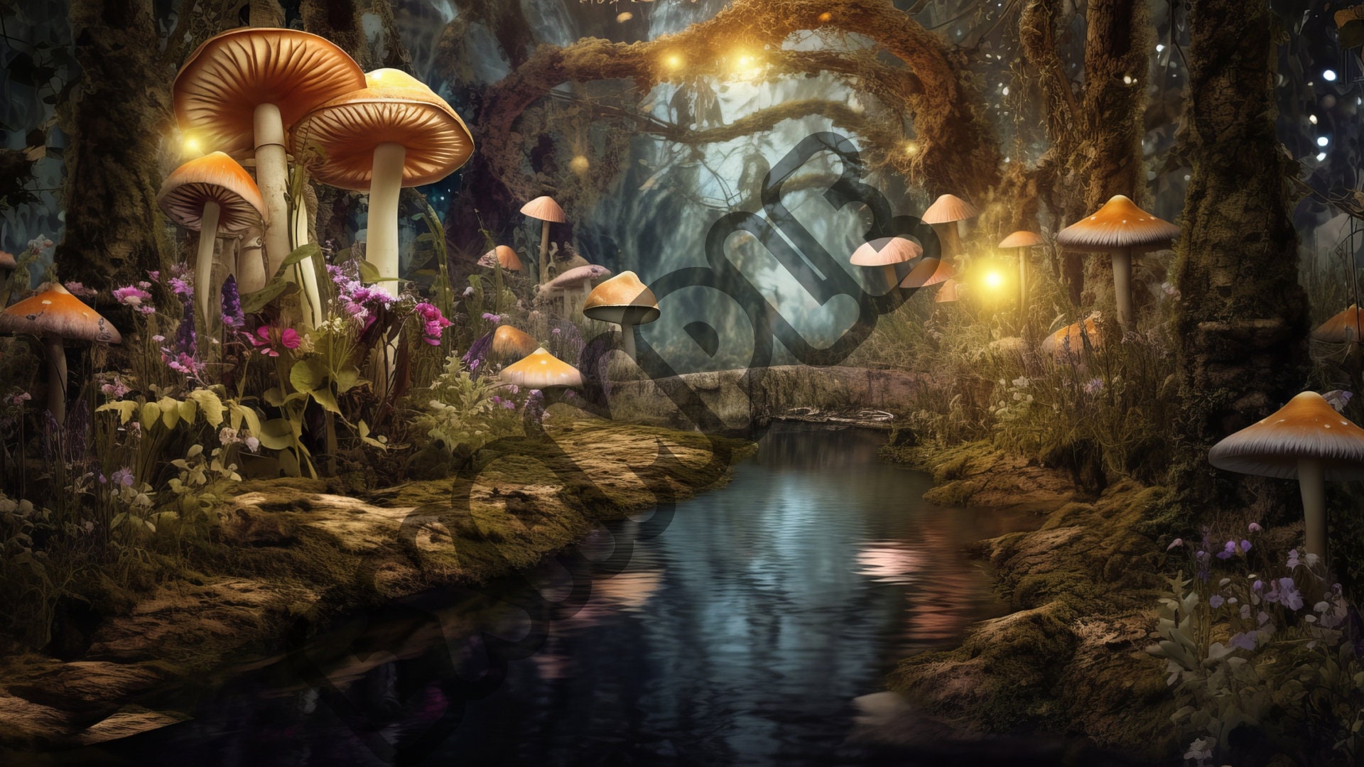 12pack Digital Fairy Backdrops, Highquality Overlays