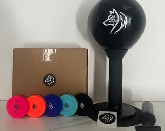 AryanHKY Punch Buddy + AryanHKY Flying Puck (Punching Bag+Mini Frisbee)