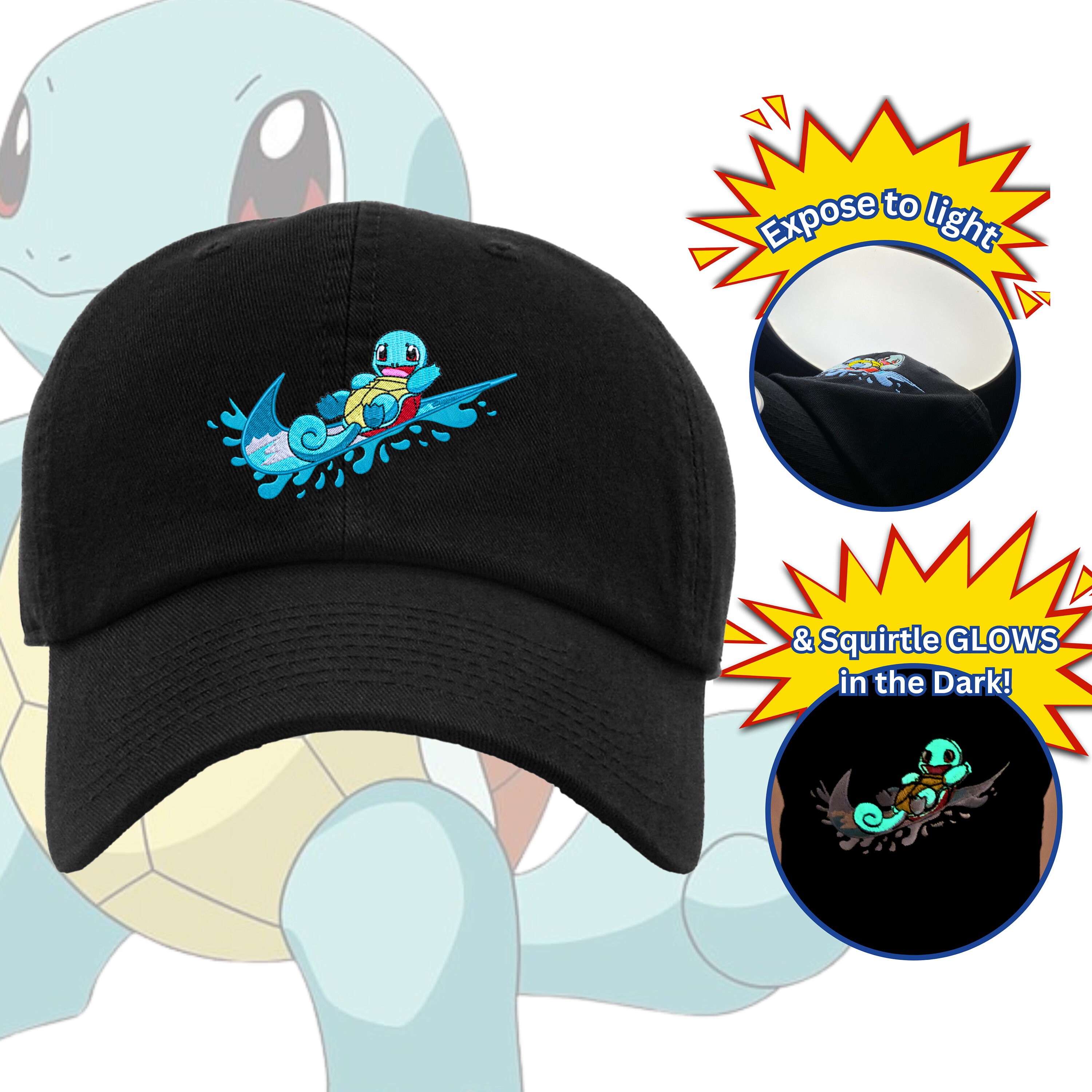 Camiseta bordada nike x squirtle – kizuibordados