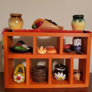 Mini Orange Mexican Kitchen Display