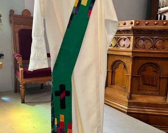 Rainbow Conection Deacon Stole