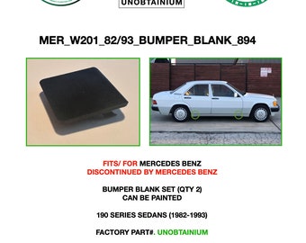 Cache De Crochet De Remorquage Avant Pour Mercedes Classe E W124 (1985-1995) - Référence 1248800105 - ABS - 12