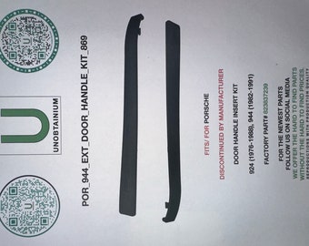 Inserto maniglia porta esterna Porsche 928, 944