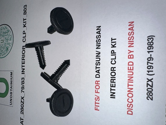 Datsun/ Nissan 280zx (1979-1983) Flat Clip Kit - Etsy