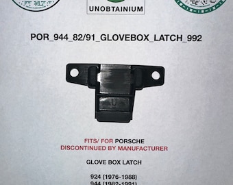 Porsche 924 944 Chiusura del vano portaoggetti