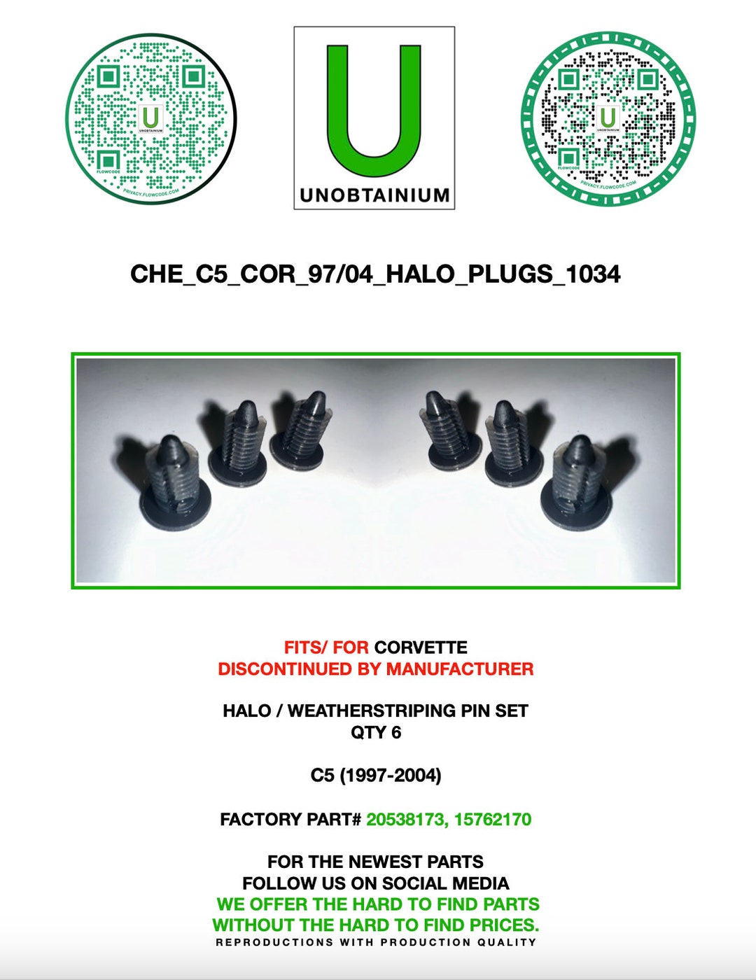 Corvette C5 Windshield Rubber Plugs 20538173 15762170 - Etsy