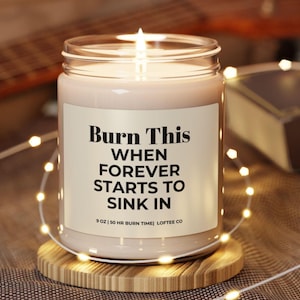Funny Wedding Gift, Candle for Couples, Funny Candle for Newlyweds, Wedding Shower gift, Gift for Couple, Anniversary Gift