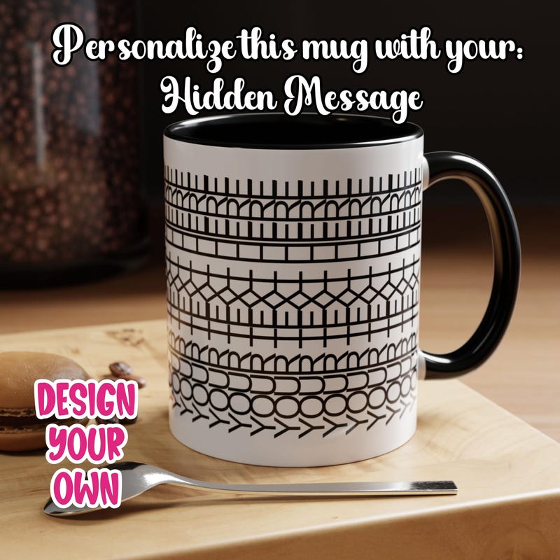 Hidden Message Mugs - Etsy