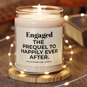 Funny Engagement Wedding Candle,  Engagement Gift, Candle for Couples, Funny Engagement Candle, Wedding Shower gift, Gift for Couple