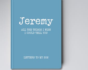 Custom Sympathy Journal, Loss of Child, Personalized Grief Notebook