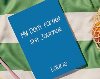 Personalized Softcover Journal, Custom Name Diary, Graduate Gift