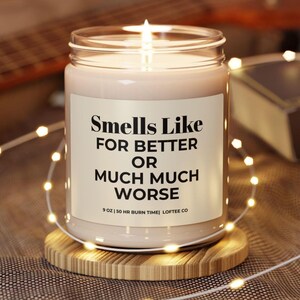 Funny Wedding Gift, Candle for Couples, Funny Candle for Newlyweds, Wedding Shower gift, Gift for Couple, Sarcastic Marriage Gift