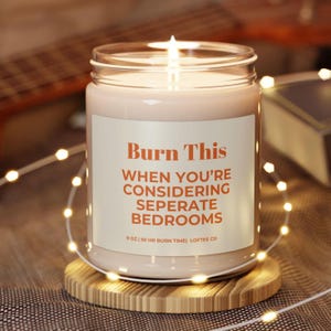 Funny Wedding Gift, Candle for Couples, Funny Candle for Newlyweds, Wedding Shower gift, Gift for Couple, Sarcastic Marriage Gift