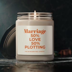 Funny Wedding Gift, Candle for Couples, Funny Candle for Newlyweds, Wedding Shower gift, Gift for Couple, Sarcastic Marriage Gift