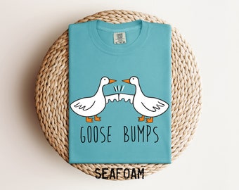 Camiseta Goosebumps Comfort Colors / Camiseta divertida con golpe de puño de gansos