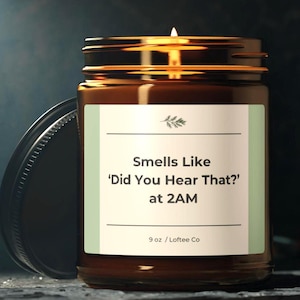Funny Camping Candle | Smells Like Did You Hear That at 2AM? | Gift for Campers, RVers, Outdoor Lovers, Camping Gift, RV Candle, Glamping