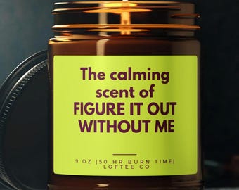 Funny Retirement Candle, Coworker Gift, Sweet Freedom, Soy Wax