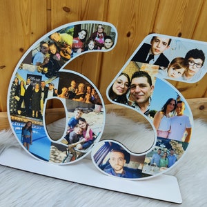 Número personalizado con foto