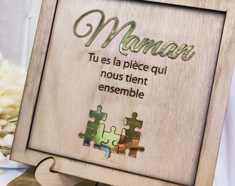 Cadre puzzle maman