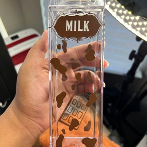 Chocolate Milk Carton #mooo #cows #milkcarton #cutecups