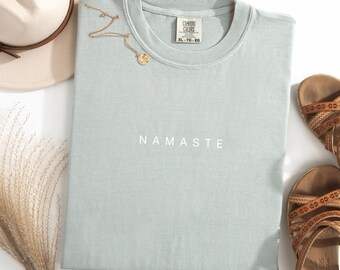 Yoga Shirt, Comfort Colors® T-Shirt, Namaste Shirt, Yoga Crewneck, Yoga Tshirt, Gift For Her, Yogi Shirt, Gift  For Yoga, Self Care Shirt