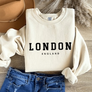 London Sweatshirt, UK Sweatshirt, Couple Vacation Shirts, London Gift, Gift For Her, Gift For Him, Traveler Gift Shirt, Family Trip Shirt