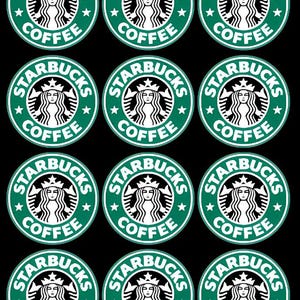 Pakiet naklejek Starbucks 12 naklejek!!! Można też zrobić inne kolory. NIE ZAPOMNIJ sprawdzić pasujące koszulki