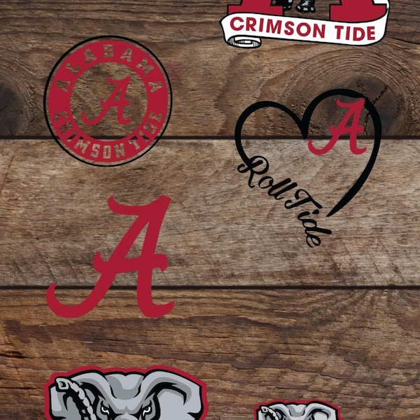 College football team stickers several styles each team. 1 sticker each per team