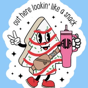 looking like a snack sticker