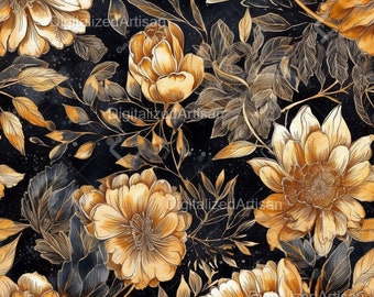 Seamless Watercolor Pattern Digital File, Commerical Use