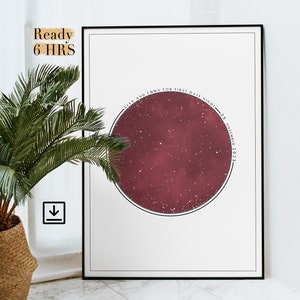 Ornement personnalisé de carte des étoiles, ornement de la nuit où nous nous sommes rencontrés, ornement d'anniversaire de couple, ciel nocturne par date, décoration numérique pour la maison