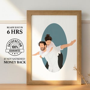Regali di coppia personalizzati per lei, disegno personalizzato, regalo di nozze personalizzato, regalo migliore amico, regalo per il compleanno, regalo per lui