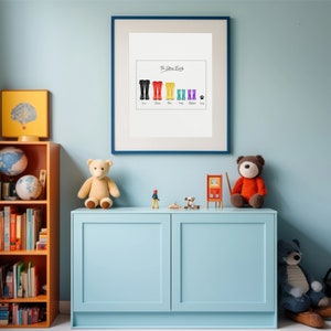 Presente de nascimento de bebê minimalista personalizado, arte de parede de chá de bebê, arte de parede mínima, presente para ele, novo presente para casa, presentes exclusivos, presentes de primeiro aniversário