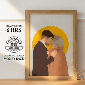 Ritratto personalizzato, Ritratto di cartone animato, Illustrazione personalizzata, Ritratto da foto, Ritratto personalizzato, Ritratto di coppia, Ritratto di famiglia