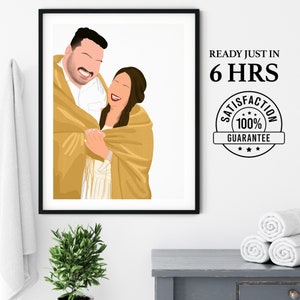 Ritratti commemorativi personalizzati senza volto per l'immagine del profilo, foto senza volto, disegno regalo per lui, ritratto personalizzato, regalo per fidanzato, il prima possibile