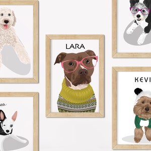Custom pet canvas, custom pet portrait, pet portrait canvas, custom dog portrait, custom pet painting, custom dog painting, dog canvas