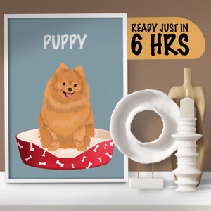 Cadeau souvenir dessin de chien personnalisé, peintures de chien personnalisées, portrait d'animal de compagnie personnalisé, peinture d'animal de compagnie personnalisée, peinture numérique à partir d'une photo, chat