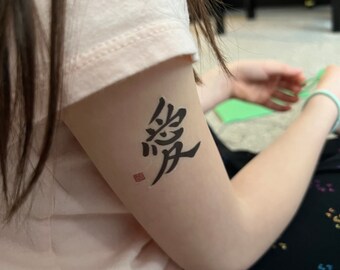 Love Temporary tatoo / Tatoo stickers